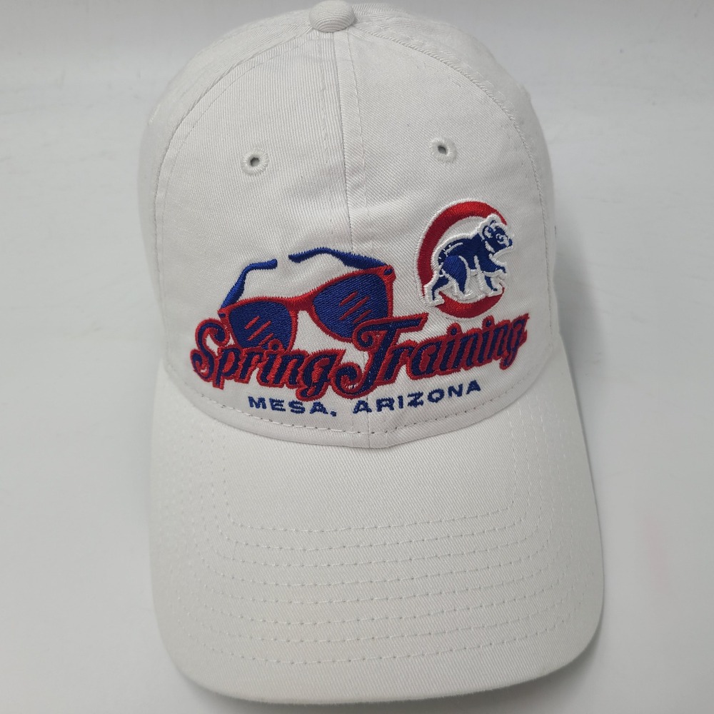Women Chicago Cubs Hat Strapback New Era 9Twenty White MLB Spring Training Mesa